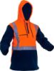Picture of CAUTION POLARFLEECE HOODIE DAY/NIGHT
